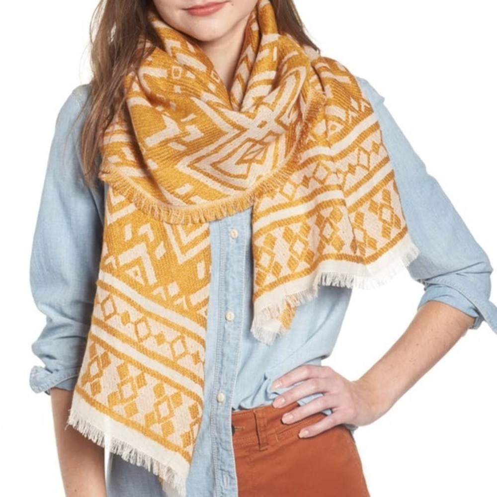 NWT Madewell Gold Scarf